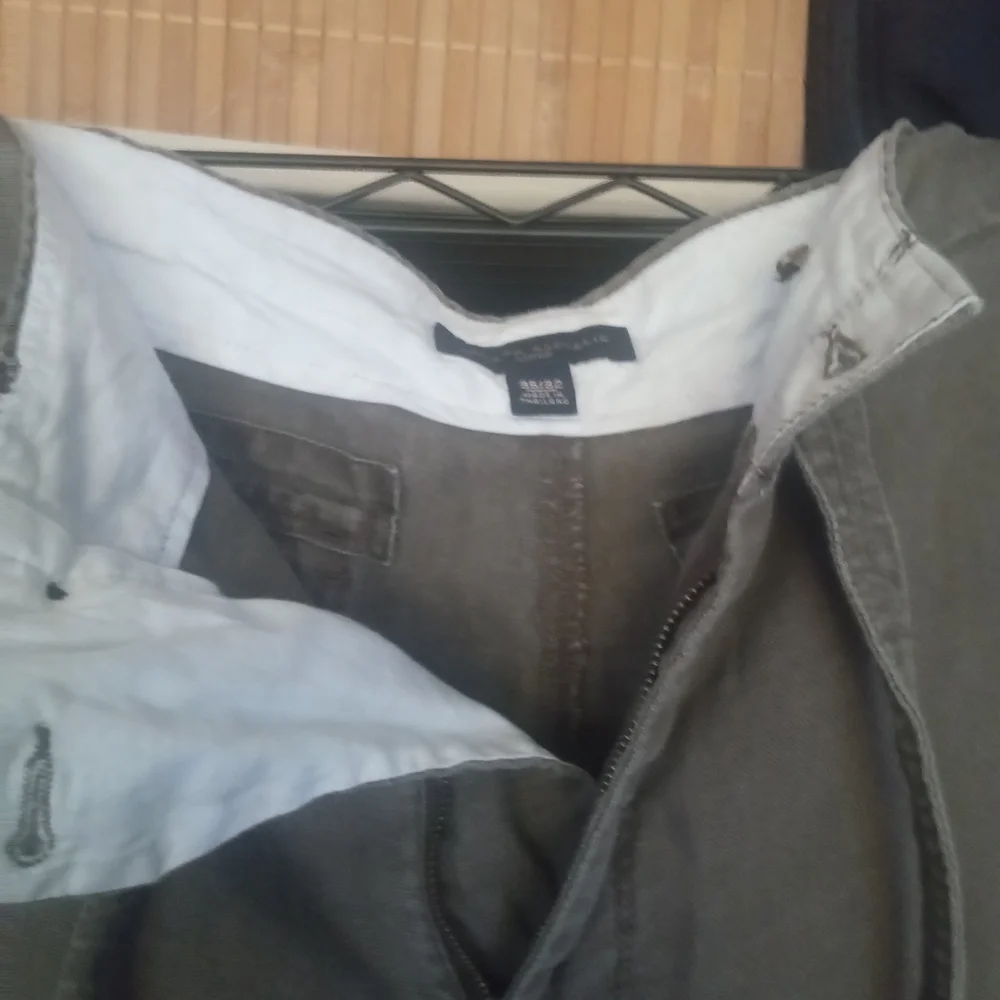 36x31 Banana Republic Linen Pants in Dark Olive